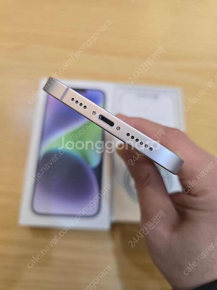 아이폰14플러스퍼플256gb 중고폰판매합니다--5